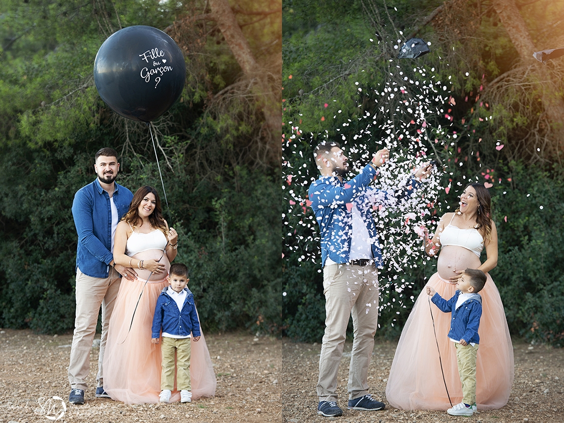 Séance maternité gender reveal, séance photo maternité, séance photo grossesse, séance photo femme enceinte, photographe maternité, photographe grossesse, photographe femme enceinte, montpellier, béziers, nîmes, hérault, gard, occitanie